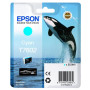 Cartus Cerneala Original Epson Cyan, T7602, pentru Epson SureColor SC-P600, 25.9ml, (timbru verde 0.15 lei),  "C13T76024010"