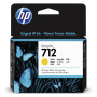Cartus cerneala Original HP Yellow, nr.712, pentru DesignJet Studio 24|Studio 36|T230|T250|T630|T650, 38ml, (timbru verde 0.15 l