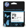 Cartus cerneala Original HP Black, nr.712, pentru DesignJet Studio 24|Studio 36|T230|T250|T630|T650, 80ml, (timbru verde 0.15 le