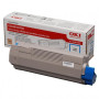 OKI original toner 43872307, cyan, 2000str.