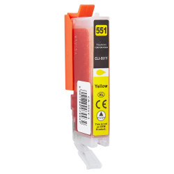 Cartus pentru Canon | 6511B001 / CLI551Y | galben | 12 ml | bulk