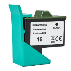 Cap de imprimanta pentru Lexmark | 10N0016E / 010N0016E | rem. | negru | 15 ml | bulk