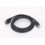 CABLU USB GEMBIRD prelungitor, USB 2.0 (T) la USB 2.0 (M), 3m, conectori auriti, negru, "CCP-USB2-AMAF-10" (timbru verde 0.18 le