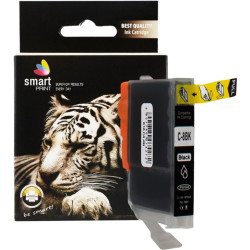 Cartus pentru Canon | 0620B / CLI8BK | negru | 14 ml | Smart Print