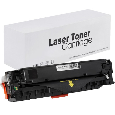 Toner pentru HP | CE410A / CF380A / CC530A | negru | 3500 pag. | neutral box