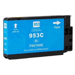 Cap de imprimanta pentru HP | F6U16AE / 953XL | rem. | cyan | 24 ml | bulk