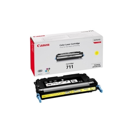 Toner Original Canon Yellow, CRG-711Y, pentru LBP-5300|LBP-5360|MF-9130|MF-9170|MF-9220|MF-9280, 6K, (timbru verde 1.2 lei) , "C