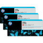 Tri-Pack Original HP Red Chromatic, nr.771C, pentru DesignJet Z6200, , (timbru verde 0.45 lei), "B6Y32A"