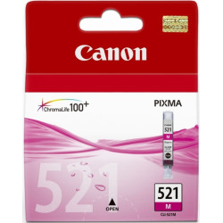 Cartus Cerneala Original Canon Magenta, CLI-521M, pentru iP3600|iP4600|MP540|MP620, , (timbru verde 0.15 lei), "BS2935B001AA"