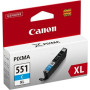 Cartus Cerneala Original Canon Cyan, CLI-551XLC, pentru Pixma IP-7250|8750|IX-6850|MG-5450|5550|5650|6350|6450|6650|7150|7550|MX