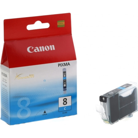 Cartus Cerneala Original Canon Cyan, CLI-8C, pentru IP4200, , (timbru verde 0.15 lei), "BS0621B001AA"