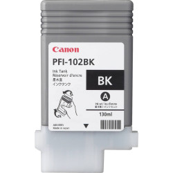 Cartus Cerneala Original Canon Black, PFI-102B, pentru LP17|LP24|iPF500|iPF6X0|iPF7X0, , (timbru verde 0.15 lei),NOPP, "CF0895B0