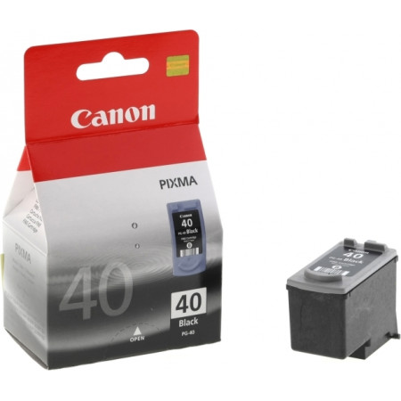 Cartus Cerneala Original Canon Black, PG-40, pentru Pixma IP1200|IP1300|IP1600|IP1700|IP1800|IP1900|IP2200|IP2500|IP2600|MP140|M