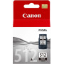 Cartus Cerneala Original Canon Black, PG-512, pentru Pixma IP2700|MP230|MP240|MP250|MP260|MP270|MP280|MP282|MP480|MP490|MP495|MX