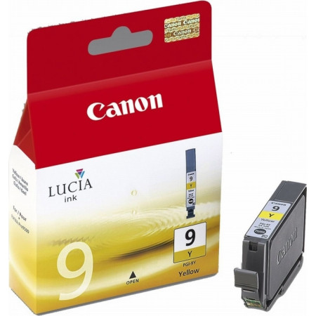 Cartus Cerneala Original Canon Yellow, PGI-9Y, pentru Pixma IX7000|MX7600|Pro 9500 , , (timbru verde 0.15 lei), "BS1037B001AA"