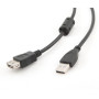 CABLU USB SPACER prelungitor, USB 2.0 (T) la USB 2.0 (M), 1.8m, black "SPC-USB-AMAF-6" 261903 (timbru verde 0.08 lei)