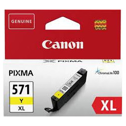 Cartus Cerneala Original Canon Yellow, CLI-571XLY, pentru Pixma MG5750|MG5751|MG6850|MG6851|MG7750|MG7751|MG7752|TS5050|TS5051|T