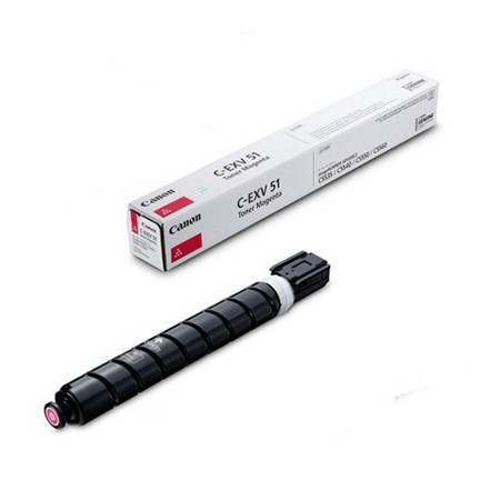 Toner Original Canon Magenta, EXV51M, pentru IR C5535|C5540|C5550|C5560, 60K, (timbru verde 1.2 lei) ,NOPP, "CF0483C002AA"