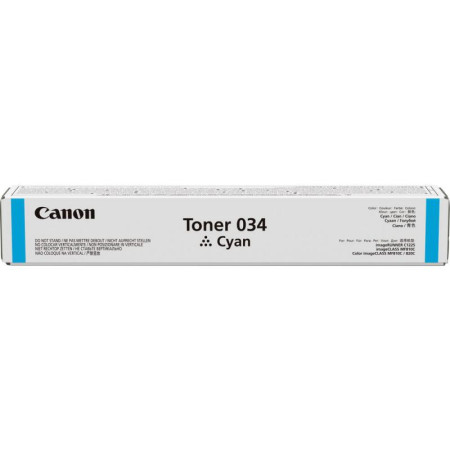 Toner Original Canon Cyan, 034C, pentru IR C1225iF|C1225, 7.3K, (timbru verde 1.2 lei) ,NOPP, "CF9453B001AA"