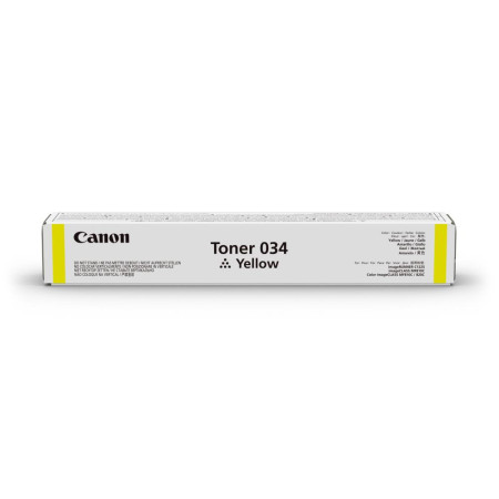 Toner Original Canon Yellow, 034Y, pentru IR C1225iF|C1225, 7.3K, (timbru verde 1.2 lei) ,NOPP, "CF9451B001AA"