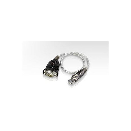 ADAPTOR USB ATEN, USB 2.0 (T) la Serial RS232 (9-pin)(T), 0.35 m, argintiu,"UC232A-AT" (timbru verde 0.08 lei)