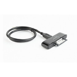 CABLU USB GEMBIRD adaptor, USB 3.0 (T) la S-ATA (T), 30cm, adaptor USB la HDD S-ATA 2.5", negru, "AUS3-02" (timbru verde 0.18 le