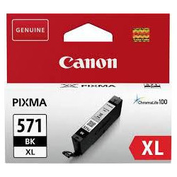 Cartus Cerneala Original Canon Black, CLI-571XLBK, pentru MG5750|5751|6850|6851|7750|7751|7752|TS5050|6050|8050|9050, 11ml, (tim