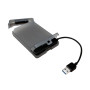 CABLU USB LOGILINK adaptor, USB 3.0 (T) la S-ATA (T), 10cm, adaptor USB la HDD S-ATA 2.5", carcasa de protectie pt. HDD, negru, 