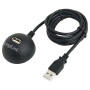 CABLU USB LOGILINK prelungitor, USB 2.0 (T) la USB 2.0 (M), 1.5m, format Docking Station pt. mufa mama, negru, "CU0013B" (timbru