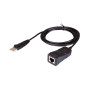 ADAPTOR USB ATEN, USB 2.0 (T) la RJ-45 (M), 1.2 m, negru,"UC232B-AT" (timbru verde 0.08 lei)