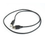 CABLU USB GEMBIRD pt. imprimanta, USB 2.0 (T) la USB 2.0 Type-B (T), 1m, conectori auriti, black, "CCP-USB2-AMBM-1M" (timbru ver