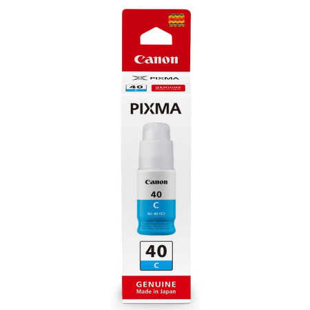 Cartus Cerneala Original Canon Cyan, GI-40C, pentru G6040|G5040, 7.7K, (timbru verde 0.15 lei), "3400C001AA"
