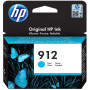 Cartus Cerneala Original HP Cyan, nr.912, pentru OfficeJet 8013|8023, 0.315K, (timbru verde 0.15 lei), "3YL77AE"