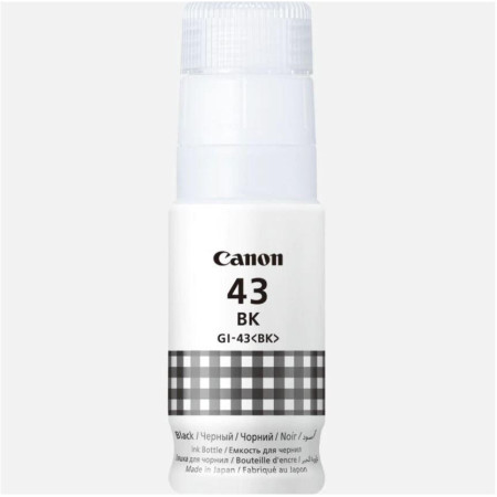 Cartus Cerneala Original Canon Black, GI-43BK, pentru Pixma G540|G640, 3.7K, (timbru verde 0.15 lei), "4698C001AA"