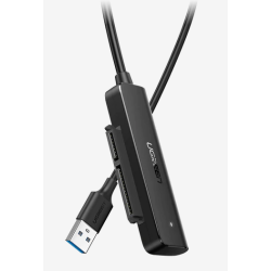 CABLU USB adaptor Ugreen, "CM321" USB 3.0 (T) la S-ATA (T), 50cm, adaptor USB la HDD S-ATA 2.5", negru, "70609" (timbru verde 0.