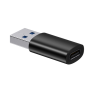 ADAPTOR Baseus Ingenuity Series Mini OTG, USB Type-C (M) la USB 3.1 (T), corp metalic, negru "ZJJQ000101" (timbru verde 0.18 lei