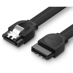 CABLU de date Ugreen, "US217", SATA 3(T) la SATA 3(T), 0.5m, negru "30796" (timbru verde 0.08 lei) - 6957303837960