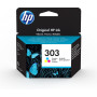 Cartus Cerneala Original HP Color, nr.303, pentru Envy Inspire 7200|7900, 165, (timbru verde 0.15 lei), "T6N01AE"