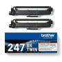 Dual-Pack  Original Brother Black, TN247BKTWIN, pentru HL-L3210|L3270|DCP-L3510|L3550|MFC-L3730|L3770, 3K, (timbru verde 1.2 lei