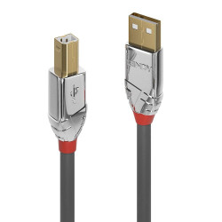Cablu Lindy 3m USB 2.0 Type A to B Cromo, "LY-36643" (timbru verde 0.18 lei)