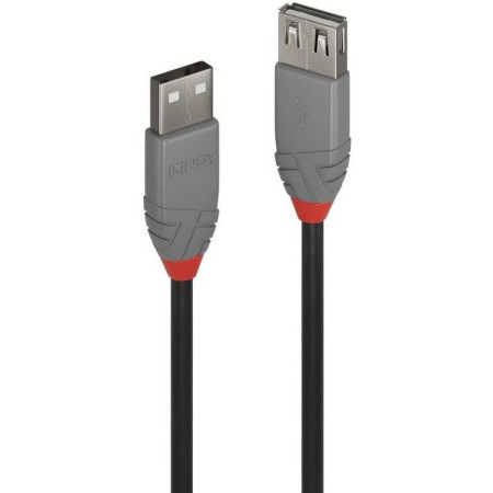 Cablu Lindy 5m USB 2.0 Type A Ext, Anthr, "LY-36705" (timbru verde 0.18 lei)
