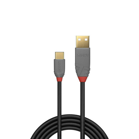 Cablu Lindy 1m USB 2.0 Type A to C "LY-36886" (timbru verde 0.08 lei)