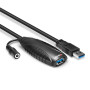 Lindy Cablu Extensie USB 3.0 Activ 10m "LY-43156" (timbru verde 2.00 lei)