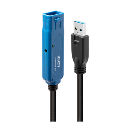 Lindy Cablu USB 3.0 Ext. Activ 15m Pro "LY-43229" (timbru verde 0.8 lei)