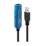 Lindy Cablu USB 3.0 Ext. Activ 15m Pro "LY-43229" (timbru verde 0.8 lei)