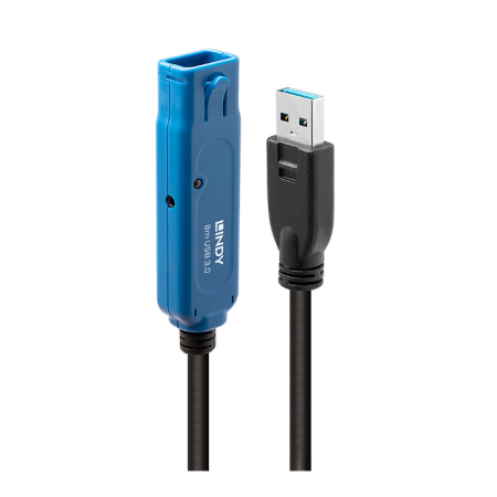 Lindy Cablu USB 3.0 Ext. Activ Pro 8m "LY-43158" (timbru verde 2.00 lei)