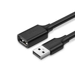 CABLU USB Ugreen prelungitor, "US103" USB 2.0 (M) la USB 2.0 (T),  5 m, negru, "10318" (timbru verde 0.18 lei) - 6957303813186