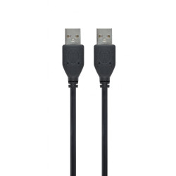 CABLU USB GEMBIRD pt. conectare HUB / HDD, USB 2.0 (T) la USB 2.0 (T), 1.8m, black, "CCP-USB2-AMAM-6" (timbru verde 0.08 lei)