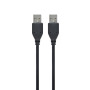 CABLU USB GEMBIRD pt. conectare HUB / HDD, USB 2.0 (T) la USB 2.0 (T), 1.8m, black, "CCP-USB2-AMAM-6" (timbru verde 0.08 lei)