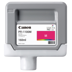 Cartus Cerneala Original Canon Magenta, PFI-1100M, pentru IPF PRO-2000|PRO-4000|PRO-6000, 160ml, incl.TV 0.15 RON,NOPP, "0852C00